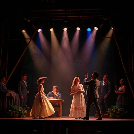 Scene from a past performance of 'A Midsummer Night's Dream' at StageCraft Academy